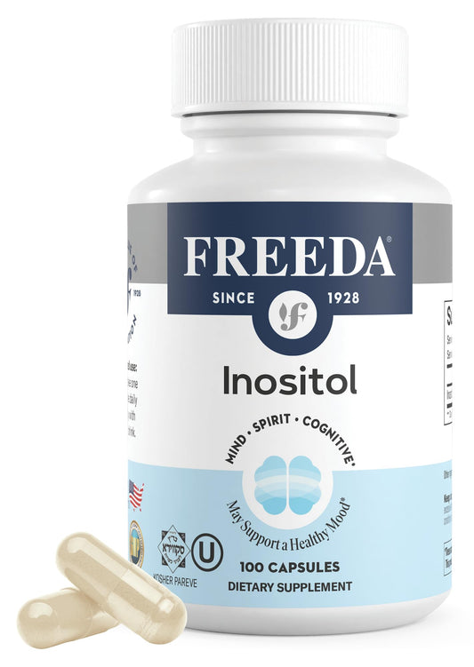FREEDA cápsulas puras de Myo-Inositol 650 mg para mujeres