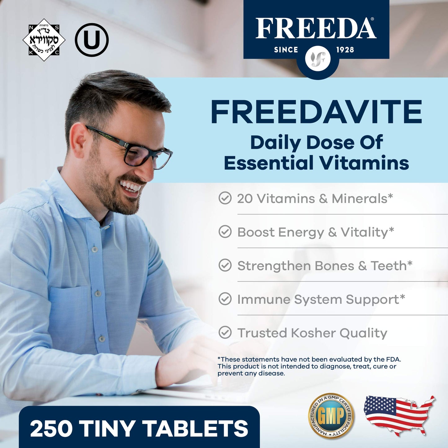 Freedavite vitaminas y minerales esenciales