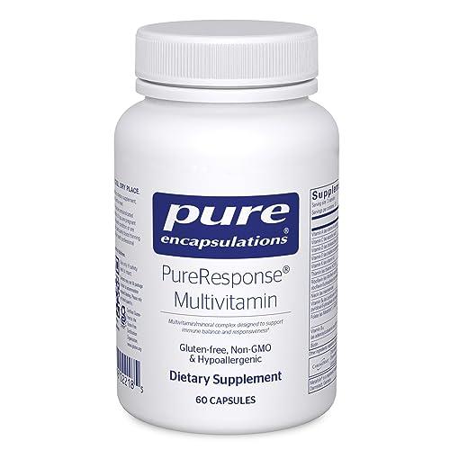 frente del bote de multivitamínico pureresponse de pure encapsulations
