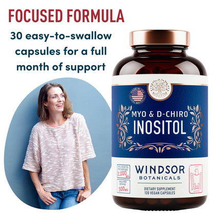 Frente suplemento WINDSOR BOTANICALS fertilidad paquete
