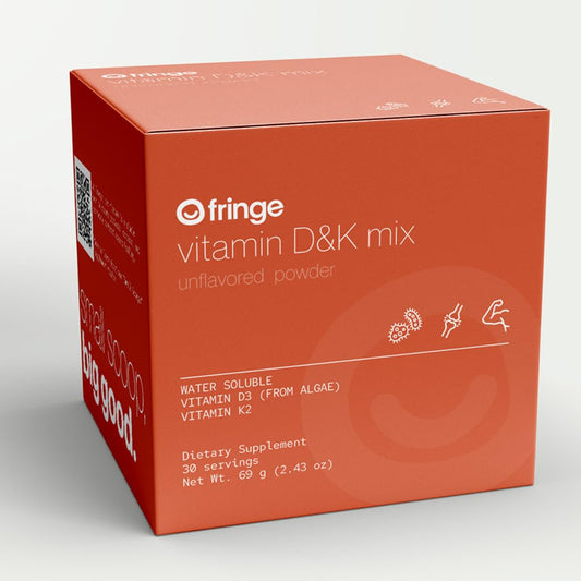 Fringe polvo mezcla vitamina d3 y k2 soluble en agua vegano