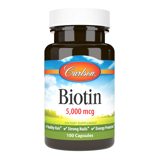 frontal botella carlson biotina 5000 mcg