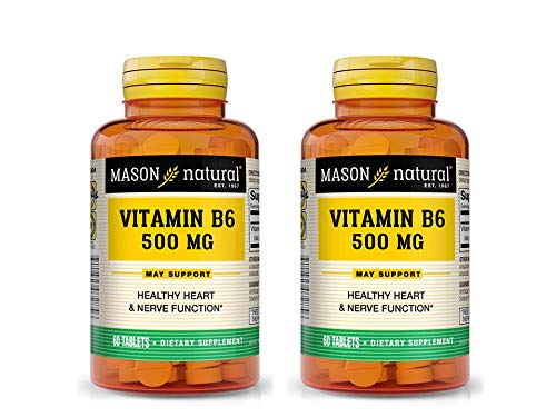Frontal botella MASON NATURAL vitamina B-6