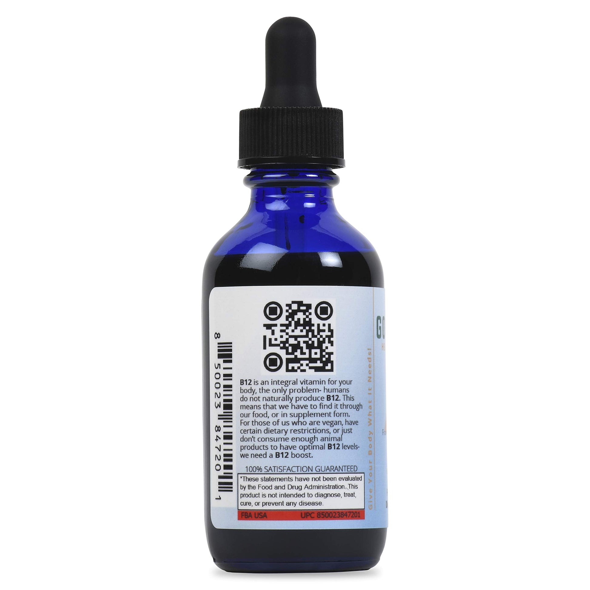 frontal frasco suplemento liquido vitamina b12 good state