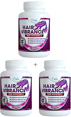 Frontal suplemento Hair Vibrance vitaminas para cabello piel uñas
