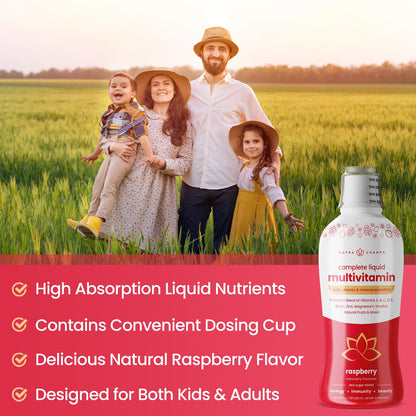 Frutas naturales y antioxidantes en multivitaminas
