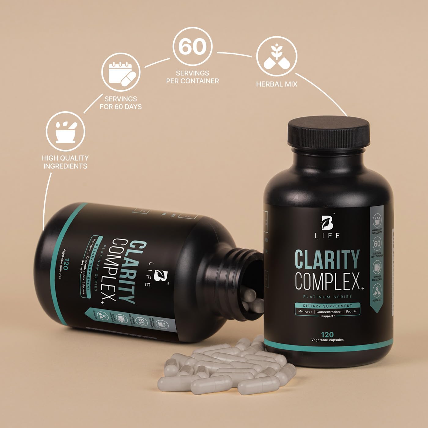 Suplemento Clarity Complex para función cerebral avanzada