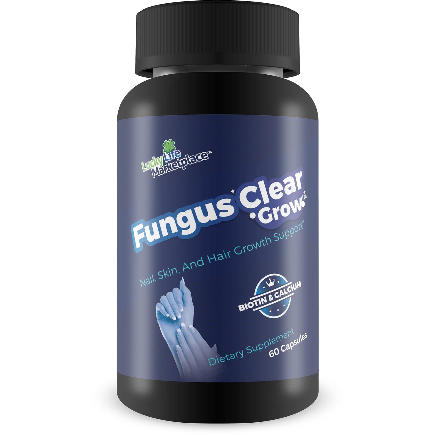 Fungus Clear Grow suplemento apoyo crecimiento uñas piel cabello