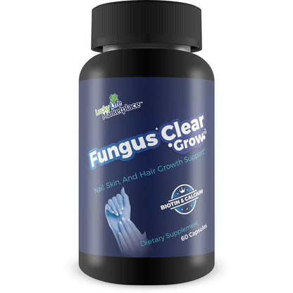 Fungus Clear Grow suplemento apoyo crecimiento uñas piel cabello