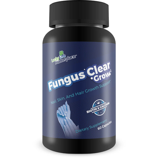 Fungus Clear Grow suplemento apoyo crecimiento uñas piel cabello