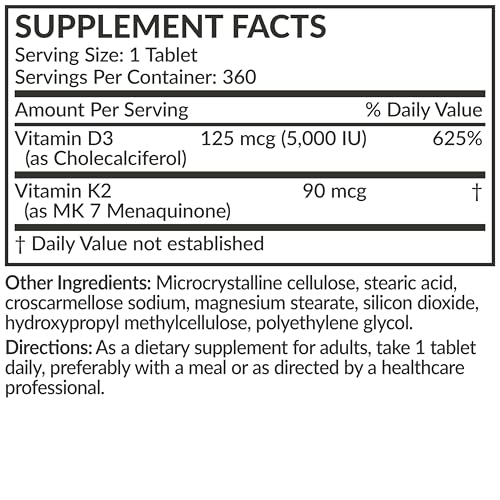 Futurebiotics suplemento vitamínico k2 d3 no gmo 360 pcs