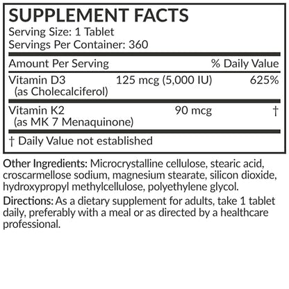Futurebiotics suplemento vitamínico k2 d3 no gmo 360 pcs