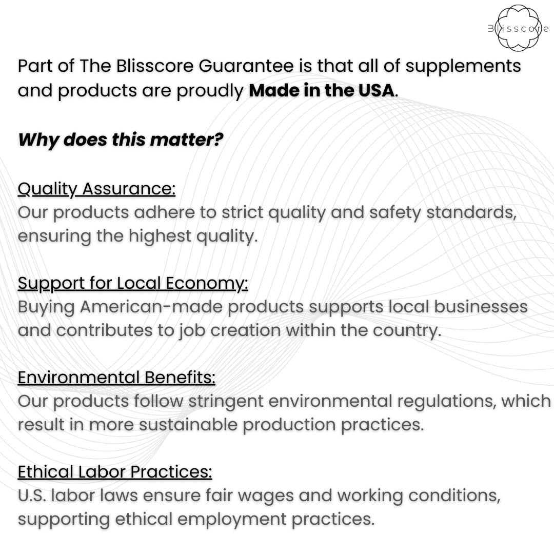 Garantía Blisscore Made in USA