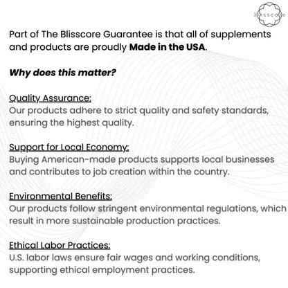 Garantía Blisscore Made in USA