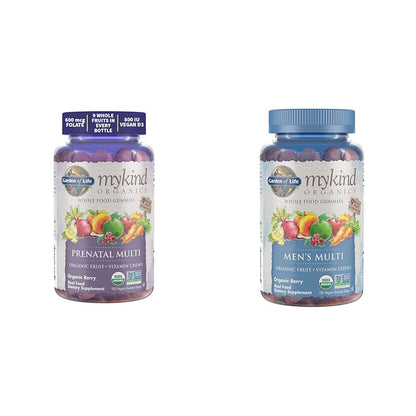 Garden of Life gomitas prenatales multivitamínicas orgánicas botella