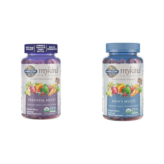 Garden of Life gomitas prenatales multivitamínicas orgánicas botella