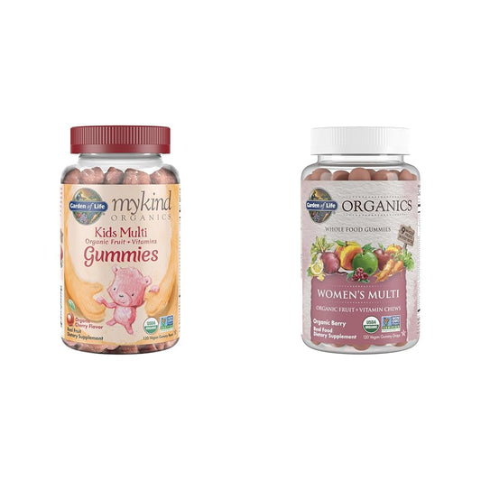 Garden of Life vitaminas gominolas orgánicas para niños y mujeres