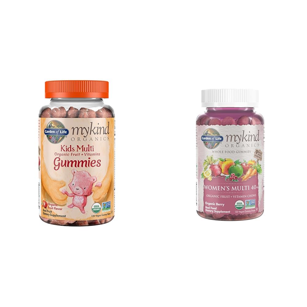 Garden of Life vitaminas gomosas orgánicas para niños y mujeres