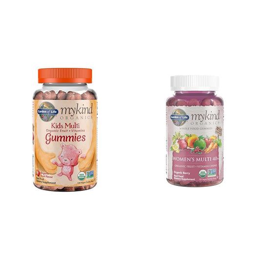 Garden of Life vitaminas gomosas orgánicas para niños y mujeres
