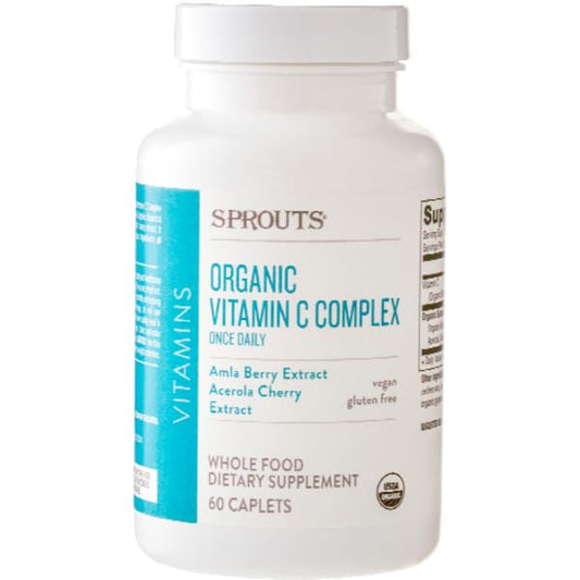 Generic Sprouts complexo orgánico vitamina c 60 tabletas