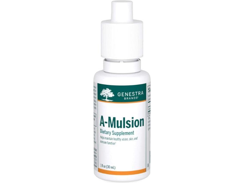 Genestra A-Mulsion apoyo de vitamina A para membranas de la piel