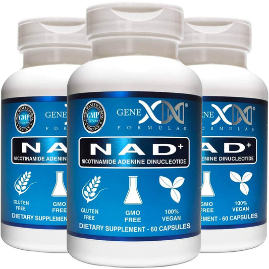 Genex Formulas NAD+ suplemento 250 mg 60 cápsulas naturales