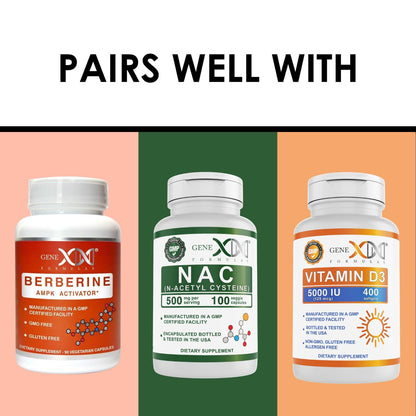 Genex Formulas Suplemento no GMO y libre de gluten