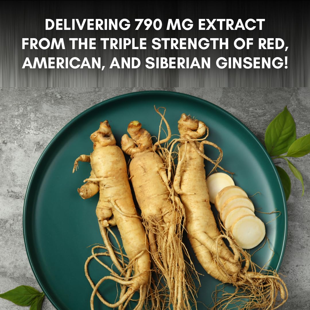 Ginseng 790mg triple fuerza