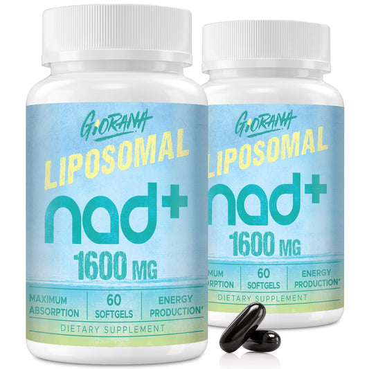 GIORANA suplemento liposomal NAD+ 1600 mg 120 cápsulas blandas