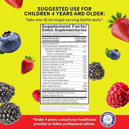 Formato conveniente para niños activos vitaminas GirafKids