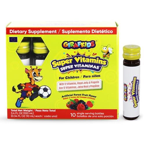 Paquete combinado jarabe y super vitaminas para niños GirafKids