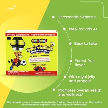 Vitaminas líquidas para niños GirafKids con beta glucano