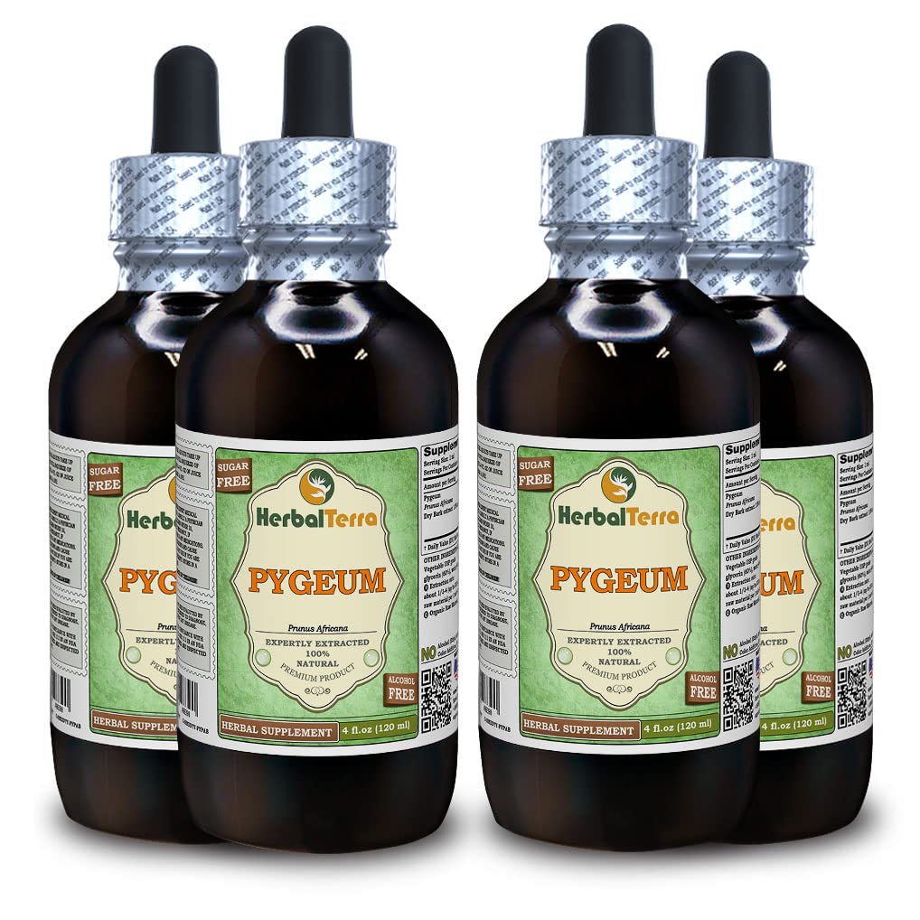 Glicerita de Cereza Africana Pygeum en botella de 4x120 ml