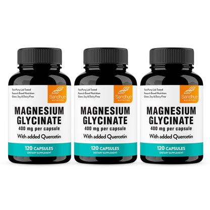 Glicinato de magnesio con quercetina cápsulas para sueño