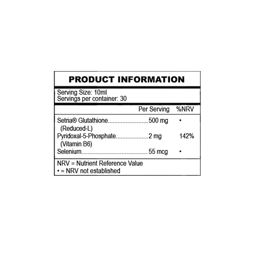 Glutatión liposomal Ancient Purity envase y caja