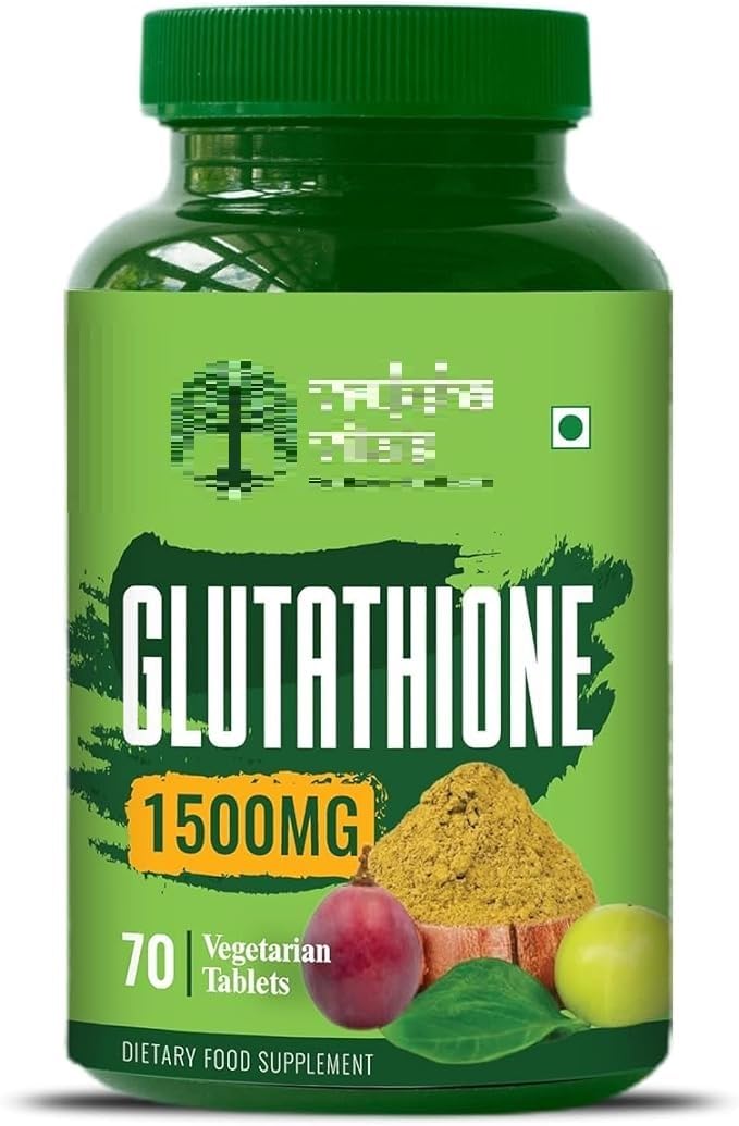 Cápsulas de glutación con vitamina C en envase