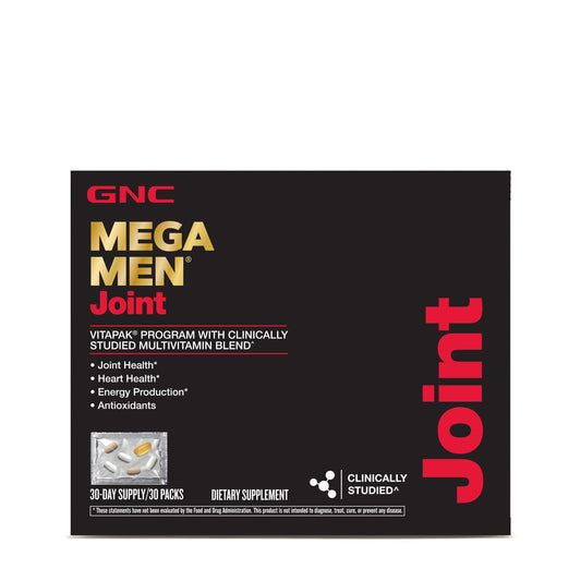 Etiquetas de suplemento del programa GNC Mega Men Joint