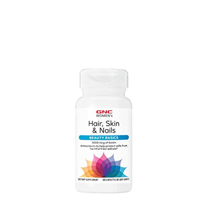 Frasco GNC multivitaminas para mujer cabello piel y uñas