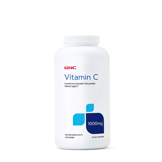 GNC Vitamina C 1000 mg comprimidos vegetarianos paquete 500 unidades
