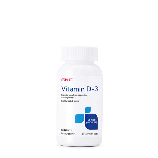 GNC suplemento vitamina d3 180 tabletas