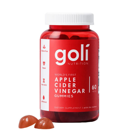 Goli Gomitas de Vinagre de Manzana - Botella de 60 unidades
