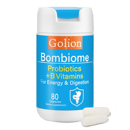 Golion Complejo B avanzado con probióticos multicepa en frasco