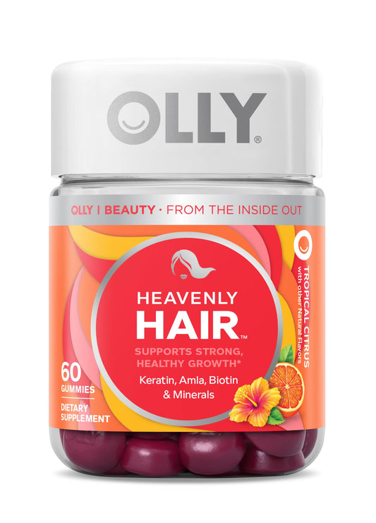 goma heavenly hair olly para crecimiento de cabello saludable