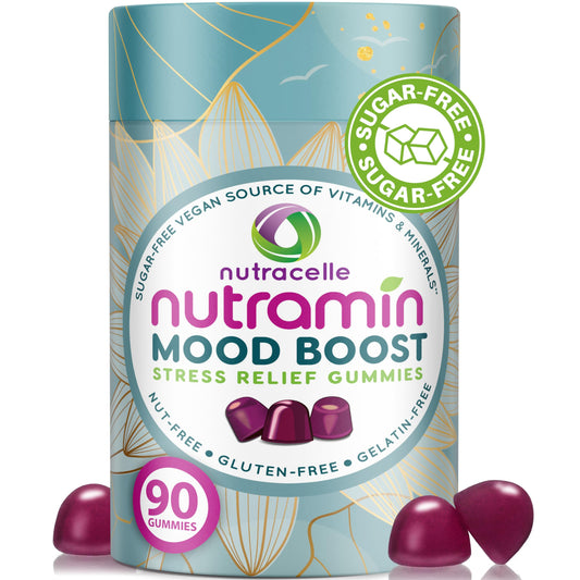 Gomas antiestrés Nutramin veganas y sin azúcar.