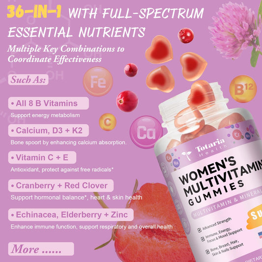 Gomas multivitaminas sabor fresa