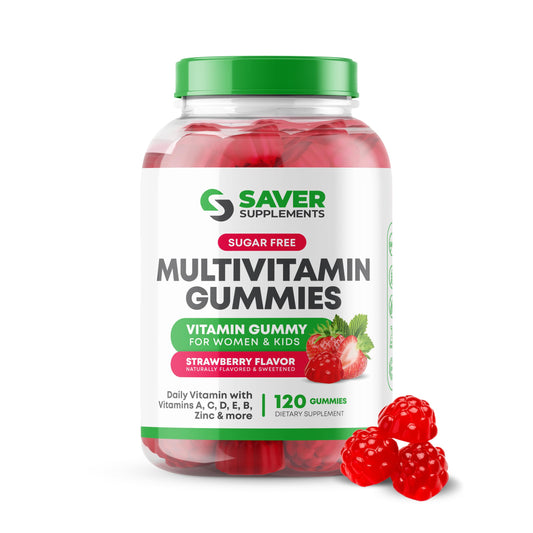 Gomas multivitamínicas Saver sin azúcar 120 unidades