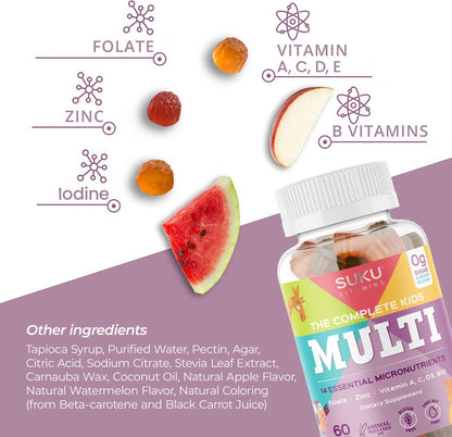 Gomas SUKU Vitaminas con apoyo del sistema inmunológico.