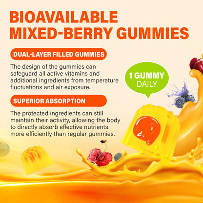 Gomas de vitamina c sin gluten ni soya