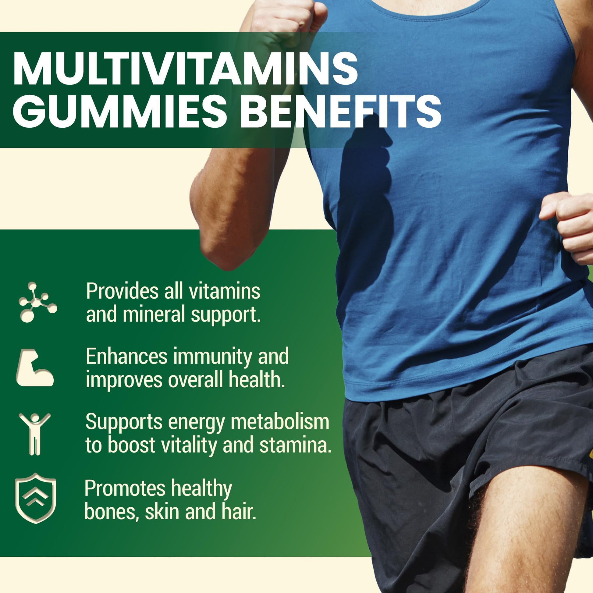 Gomas de vitaminas para apoyar la salud inmunológica