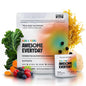 Frasco de gominolas Awesome Aminos multivitamínico para niños